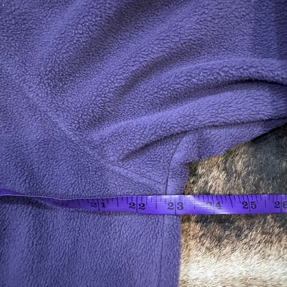 Columbia size XL purple fleece zip jacket with zip pockets - Picture 4 of 9